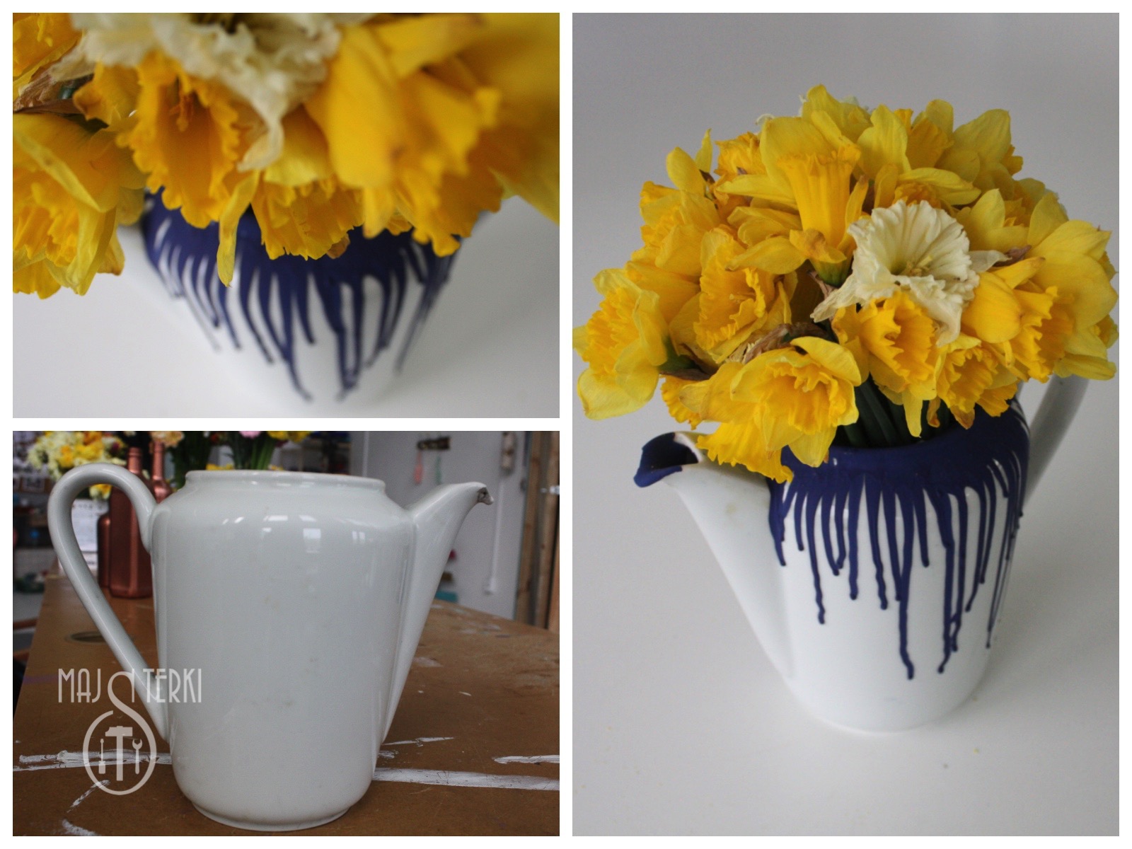 wazon kwiaty DIY 1